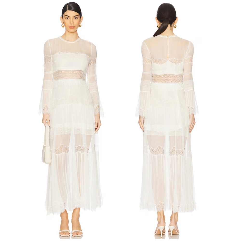 LoveShackFancy Rosney Maxi Dress - Picture 3 of 15